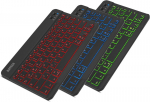 Arteck bluetooth klaviatuur, qwertz saksa juhtmevaba klaviatuur 7 v&auml;rviga, &uuml;likerge ja &otilde;huke, kaasaskantav, juhtmevaba, ipad pro, air, mini, android, macos, windows, tahvelarvutitele, pc, nutitelefonidele