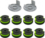 Cdiytool Ryobi Rac143 muruniiduki pool 36 V, sobib mudelitele Rlt36b33 ja Ry36lt3a-0, koos Rac142, 2 mm l&auml;bim&otilde;&otilde;t, 6 m pikk (8 pooli + 2 korki)