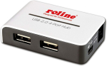 Roline 4 pordiga Usb 2.0 Hub koos Ps-ga