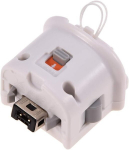 Goshyda Motionplus sensori adapter, Motion Plus sensori adapter silikoonist &uuml;mbrise kattega Wii Remote m&auml;ngude jaoks (valge)