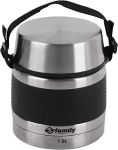 Family termiline toidun&otilde;u, roostevabast terasest isoleeritud anum tahketele ja vedelatele toitudele, sisemise anumaga suppide, kastmete v&otilde;i salatite jaoks (1000 ml)