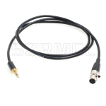 Szrmcc 3.5mm trs kuni ta3f 3 kontaktiga mini xlr helikaabel senn heisse akg k&otilde;rvaklappide mikrofonile