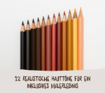 12 nahatooniga pliiatsikomplekt lastele alates 3. eluaastast