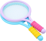 Pofet tennise reketikomplekt, 2 plastmassist sulgpallireketit, kaasas 1 sulgpalli- ja 1 tennisepall, poiste tennisereketid t&uuml;drukute vaba aja spordi tennise sulgpalli ranna v&auml;litreeninguteks
