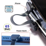 Chenyang l&uuml;hike lame usb c kaabel usb 2.0 type c dual 90 kraadi nurga all pd 65w kiirlaadimise andmete pikenduskaabel 70 mm