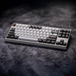 Keebmonkey wobkey crush 80 reboot cnc alumiiniumist, 5 sekundi kiirvahetus, kolme režiimi &uuml;henduvus, suurep&auml;rase akustikaga mehaaniline klaviatuur (pro white)