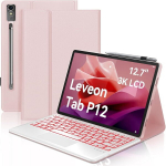 Winchking klaviatuur Lenovo Tab P12 Pro 12.7 tolli 2023 jaoks, klaviatuurikohver Lenovo P12 jaoks, puuteplaadiga itaalia magnetiline klaviatuur taustavalgustusega bluetooth Lenovo P12 Pro tahvelarvutile
