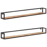 vidaXL seinariiulid 2 tk 160 cm, akaatsiapuit