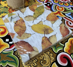 Paberist salvr&auml;tikud Leaves Golden Autumn l&otilde;unapeoks, u 33 x 33 cm s&uuml;gis talv j&otilde;ulud