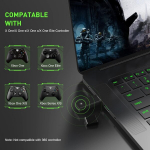 Sevkumz juhtmevaba adapter kontrolleri jaoks pc windows 10/11/8/8.1/7 usb juhtmevaba m&auml;nguvastuv&otilde;tja adapter, &uuml;hildub xbox one x, one s ja elite series kontrolleriga
