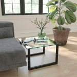 Flash Furniture Inman klaasist abilauad