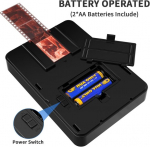 Mobiilne filmiskanner 35 mm, positiivsete ja negatiivsete slaidide skanner, digitaliseerige slaidid ja negatiivid kodus oma nutitelefoniga, digitaliseerige slaidid ise