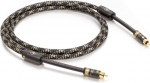 Viablue nf-b subwooferi rca-kaabel * high-end analoogkaabel * koaksiaalkaabel * kolmekordne varjestus * t6s rca male / rca * ferriitfilter * 1 t&uuml;kk * 100 cm x 1,0 m
