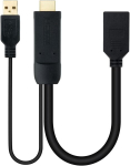 Hdmi-displayport adapter 20cm, elegantne must. Ideaalne m&auml;nguritele ja professionaalidele, garanteeritud k&otilde;rge kvaliteediga &uuml;lekanne. Naudi selle seadmega v&otilde;rratut visuaalset kogemust