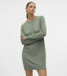 Vero moda naiste kootud kleit 10215523*06, roheline/laurel