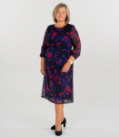 Hansmark naiste kleit Neeva-L 70148*01, must/elektrisinine