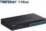 Trendnet Tpe-1021ws 10 pordiga gigabitine Web Smart Poe+ l&uuml;liti 8 gigabitise Poe+ pordi, 2 Sfp pesa, 130w Poe eelarve, Vlan, Qos, Lacp, Ipv4/ipv6 staatilise marsruutimisega
