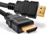 Inline&reg; sertifitseeritud Hdmi kaabel 1 m must/kuldne - &uuml;likiire Hdmi 2.1 8k/4k kaabel Ethernetiga - kolmekordne varjestus ja t&auml;ielikud vasks&uuml;damikud