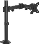 Monitori hoidja Fellowes monitori kinnitus &ndash; reguleeritav monitori k&auml;epide &uuml;hele monitorile kuni 81,28 cm (32 tolli) &ndash; kuni 180&deg; p&ouml;&ouml;rde ja k&otilde;rguse reguleerimine &ndash; kinnitus klambriga &ndash; must