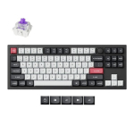 Juhtmevaba m&auml;nguklaviatuur Keychron Q3 HE Wireless Q3H-M1 Gateron Double-Rail Magnetic Nebula, Inglise (US), must v., Keychron Q3 HE Wireless (Q3H-M1) - US Layout - Gateron Magnetic Nebula - Carbon Black (Juoda) Magnetinė Belaidė Žaidimų Klaviatūra
