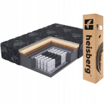 Madrats 180x200 Black Dream H4/h3 black foam lateks kokos 24cm Heisberg