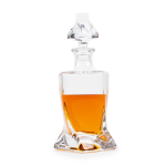 Klaasist viskikarahvin, 700 ml, korgiga, kingituseks sobiv