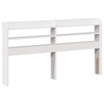 riiulitega voodipeats, valge, 120 cm, m&auml;nnipuit CFE3477497