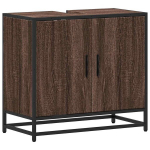 vannitoa valamukapp pruun tamm 65x33x60 cm ehituspuit CFE7410020