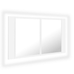 LED-peeglikapp valge 80x12x45 cm, akr&uuml;&uuml;l CFE4022989