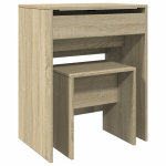 tualettlaud taburetiga, Sonoma tamm, 60x40x113,5 cm CFE7955303