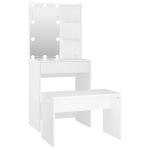 tualettlaua komplekt LEDiga, valge, tehispuit CFE7431547