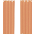 Voile kardinad r&otilde;ngastega 2 tk Terrakota CFE8774005