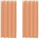 Voile kardinad r&otilde;ngastega 2 tk Terrakota CFE1891447