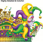 Beistle Company Mardi Gras'i ujukirekvisiidid peole (1 tk) (2/pak)