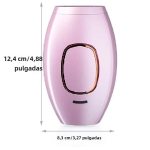 Epiliatorius naujas neskausmingas impulsinis lazerinis lazerinis moterims, nuolatinė namų įranga ipl 500 000 lempučių kūno bikinio epiliatorius-pink eu, roosa EL