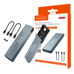 Korpusadapter NVME/SATA Pcle M.2 SSD USB-C M2 Gen2 10GB/s jaoks Zenwire BS-2809SN