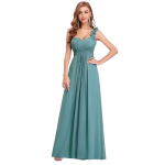 Naiste &otilde;lakaunistusega maksikleit Saitdress, sinine