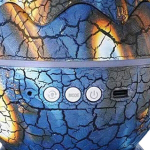 Thanos sinis dinosauro munadega projektor: kauguse juhtimine ja Bluetooth muusika, &ouml;&ouml;ap&scaron;vietus mehitsemisele v&otilde;i kino teatri ruumile (lastele ja t&auml;iskasaluistele), &uuml;mara dinosauro kujuga