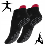 Naiste libisemisvastased sokid joogaks, pilates, 3 paari