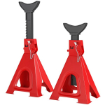 Tugijalg 6 tonni kandev&otilde;imega 2 tk k&otilde;rgusreguleeritav punane koos 2 kaitsepinniga