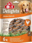 8in1 Delights Spirals koeramaiused kanaga, 6 tk.