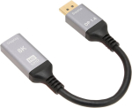 Annadue Displayport 1.4 hdmi 2.1 kaabel, dp male kuni hdmi female adapterikaabel s&uuml;learvutile/pc-le/telerile/projektorile, toetab 8k 60hz/4k 120hz/2k 144hz, hdr ja 3d