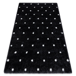 Vaip FLUFFY 2370 shaggy punktid - antratsiit / valge