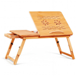 Kokkupandav bambusest s&uuml;learvuti laud 60x40cm
