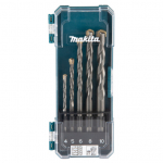 Puuride komplekt Makita D-72877; 4-10 mm; 5 tk