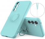 &bdquo;Ring&ldquo; Kickstand (TPU) kaaned - piparm&uuml;nt (Galaxy A35)