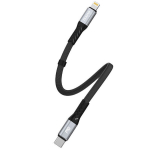 L10P C-t&uuml;&uuml;pi USB - Lightning PD20W kaabel 0,23 m must (L10P)