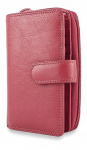 Naiste nahast rahakott Visconti HT33, roosa