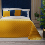 Dekoratiivne pleed Markizeta, 170x210 cm, kollane