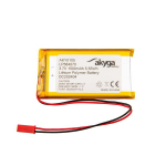 Li-Po LP584070 Akyga AKY0105 3.7V / 1500mAh PCM aku JST 2-pin pistik 150mm